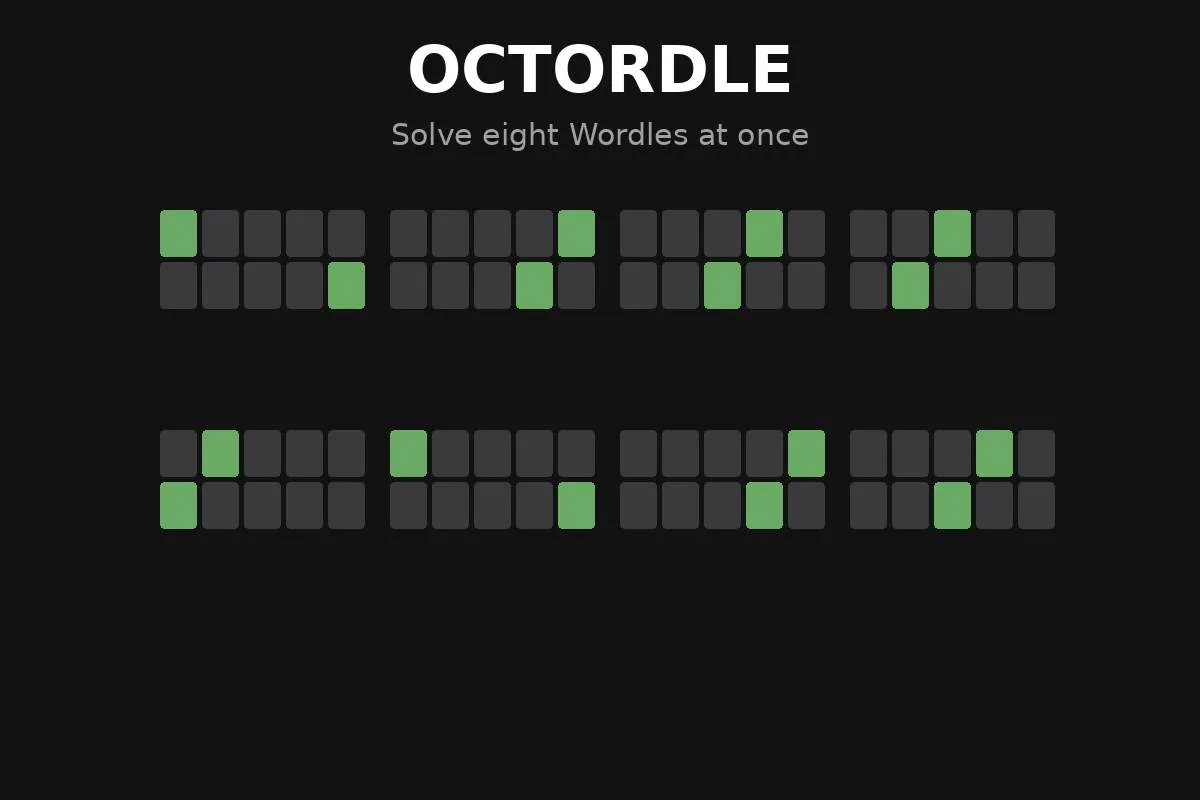 Illustration for Octordle daily hints and answers